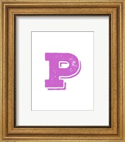 P in Pink Fine Art Print