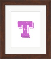 T in Pink Fine Art Print