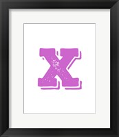 X in Pink Fine Art Print