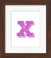 X in Pink Fine Art Print