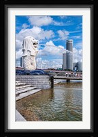 City Skyline, Fullerton, Clarke Quay, Singapore Fine Art Print