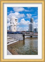 City Skyline, Fullerton, Clarke Quay, Singapore Fine Art Print