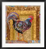 Metallic Rooster Fine Art Print