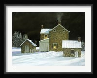 Door Yard Snow Fine Art Print