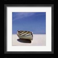 Beached Boat Framed Print