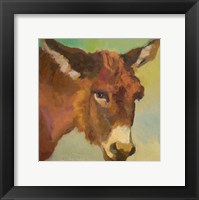 Bored Burro Framed Print