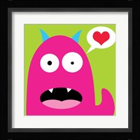 Pink Monster- Green Fine Art Print