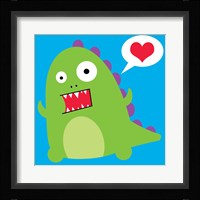 Dinosaur - Blue Fine Art Print