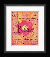 Believe Framed Print