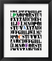 Alphabet Peace Fine Art Print