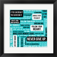 Never Give Up 3 Fine Art Print