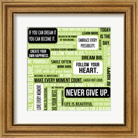 Never Give Up 4 Fine Art Print