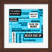 Never Give Up 5 Fine Art Print