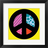 Peace Collage 2 Framed Print