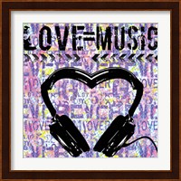 Love - Music 1 Fine Art Print