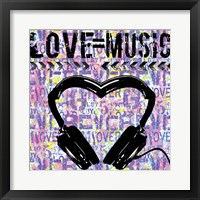 Love - Music 1 Fine Art Print