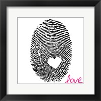 Love Thumbprint Fine Art Print