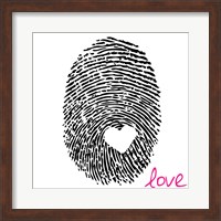 Love Thumbprint Fine Art Print