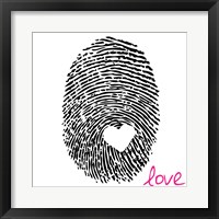 Love Thumbprint Fine Art Print