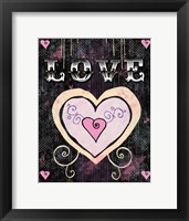 Heart - Love Framed Print