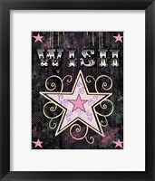 Star - Wish Framed Print