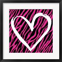 Zebra Love 2 Framed Print