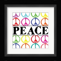 Peace Sharpie 2 Framed Print