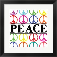 Peace Sharpie 2 Framed Print