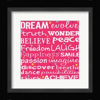 Dream Evolve Truth Fine Art Print