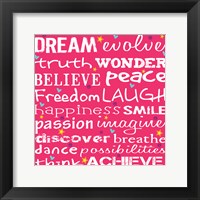 Dream Evolve Truth Fine Art Print