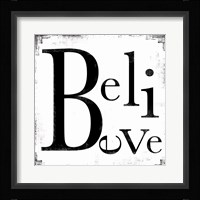 Believe 3 Framed Print
