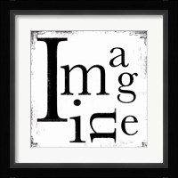 Imagine 3 Framed Print