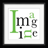 Imagine 4 Framed Print
