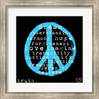 Peace Words Fine Art Print