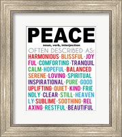 Peace Definition Fine Art Print
