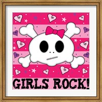 Girls Rock- Skull Fine Art Print