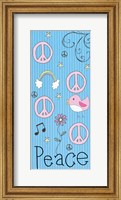 Peace Panel - Blue Fine Art Print