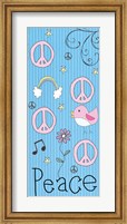 Peace Panel - Blue Fine Art Print