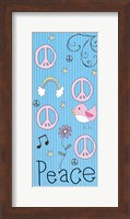 Peace Panel - Blue Fine Art Print