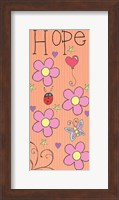 Hope Panel - Orange Fine Art Print