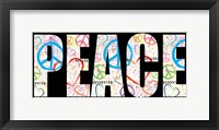 Peace Graffiti - Color Fine Art Print