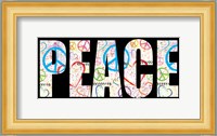 Peace Graffiti - Color Fine Art Print