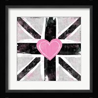 Union Jack Heart I Framed Print
