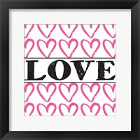 Love - Pink Sharpie Fine Art Print