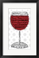 Red Wine 2 Framed Print