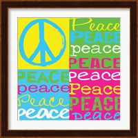 Peace Squares Fine Art Print