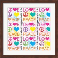 Peace Love 1 Fine Art Print