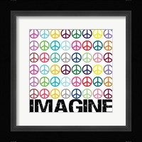 Imagine Framed Print