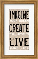 Imagine Create Live 1 Fine Art Print