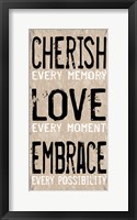 Cherish Love Embrace 1 Framed Print